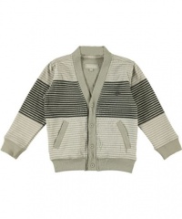 LRG Connection Cardigan (Sizes 2T - 4T) - gray/black, 3t