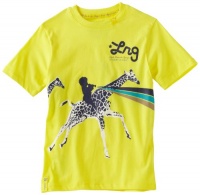 LRG - Kids Boys 8-20 Stampede Tee, Yellow, Large