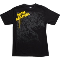 Metal Mulisha Press Check Youth Boys Short-Sleeve Sports Wear T-Shirt/Tee - Black / Small