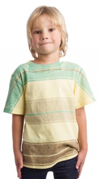 Quiksilver Tried T Shirt Light Yellow M -Kids