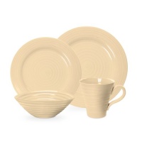 Sophie Conran by Portmeirion 4-Piece Biscuit Dinnerware Place Setting, Service for 1