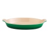 Le Creuset Heritage Stoneware 24-Ounce Oval Au Gratin Dish, Fennel