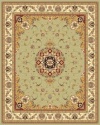 Safavieh Lyndhurst Collection LNH329B Green and Ivory Round Area Rug, 8-Feet Round