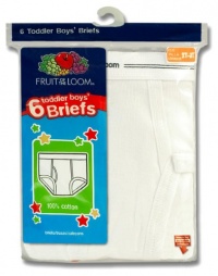 Fruit of the Loom Boys 2-7 Toddler Brief 6-Pack