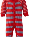 Splendid Littles Baby-Boys  Chambray Mix Stripe Jersey Romper, Fiesta, 18-24