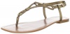 Lauren Ralph Lauren Women's Alexa Thong Sandal,Bronze,7.5 M US