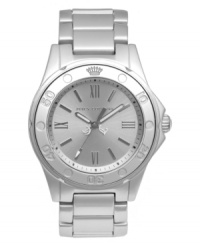 A classically styled Rich Girl watch from Juicy Couture in gorgeous silver aluminum.