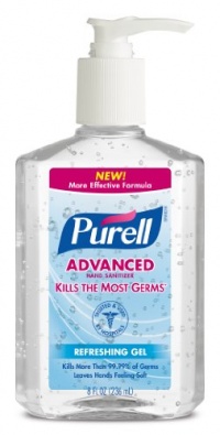 Purell Pump Bottle, Original, 8 Ounce (Pack of 12)