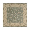 Versailles Palace VP4 Square Rug, Aqua, 8.0-Feet