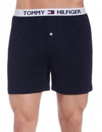 Tommy Hilfiger Men's Athletic Knit Boxer, Masters Navy, Large