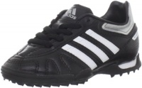 adidas Puntero VII TRX TF Soccer Cleat (Toddler/Little Kid/Big Kid),Black/Running White/Metallic Silver,3 M US Little Kid