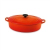 Le Creuset Enameled Cast-Iron 5-Quart Oval-Shaped Wide French Oven, Flame