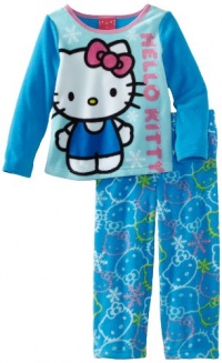 Ame Sleepwear Girls 2-6X Colorful Kitty Pajama Set, Multi, 4