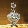 StealStreet SS-A-51625 Floral Crystal Jewel Fragrance Perfume Bottle