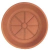 Dynamic Design SA1212TC Saucer, Terracotta, 12-Inch Length