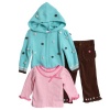 BT Kids Infant Girls (12-24 months) 3 pc hooded sweater and corduroy pants set