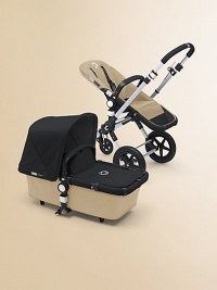 The 3rd generation of this iconic stroller is more versatile, stylish and functional than ever before featuring a refreshed design, stronger chassis, maximized underseat bag, flat-fold bassinet, rotating carry handle