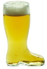 Stolzle Bierstiefel One Liter Glass Beer Boot