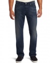 7 For All Mankind Men's Standard Classic Straight Leg Jean in Slate Nite