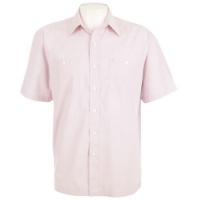 $48 Men's Izod PINK Short Sleeve Shirt Izod Luxury Sport Prep Light Cradle Pink Cotton Chambray Pointed Collar Shirt XXL 2XL