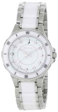 Bulova Women's 98P124 Substantial Ceramic and Stainless-Steel Construction Watch