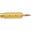 Seismic Audio - 1/8 (3.5mm) Male to 1/4 TRS Female Adapter - Adapter Jack