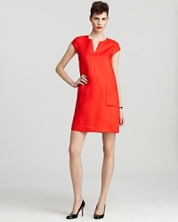 Amp up your every day with this kate spade new york shift dress. A vivid shot of hue lights up a boxy silhouette for a bold take on feminine style.