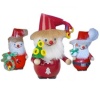 Kurt Adler Steinbach 12 Days of Christmas Ornament, Days 3, 7, and 11, Set of 3