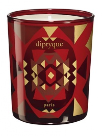 This essence inspired by the Arabian Nights resembles a precious stone where rare spices infused with warming resins and balsams plunges you into an Oriental dream world. Burn time 60 hours. 