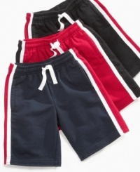 High energy. When he's ready to run, these comfy shorts from Greendog will be the perfect pair to keep up with him.