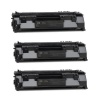 HP CE505A Premium Compatible High Value Black Toner Cartridge 3 PACK