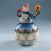 Jim Shore Heartwood Creek from Enesco Classic Snowman with Bird  7.75 IN