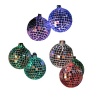 Kurt Adler 10-Light Color Changing LED Mirrored Ball Set