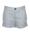 Current/Elliott Womens The Captain Roll Boyfriend Fit Shorts