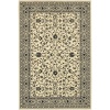 Sierra Mar Kismet Ivory/Black Rug Rug Size: 8'6 x 11'6