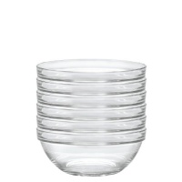 Duralex Lys 6-3/4-Inch Stackable Clear Bowl, Set of 6