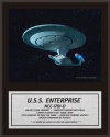 Star Trek: The Next Generation Enterprise NCC-1701-D Sublimated Plaque - 15 x 12