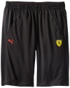 Puma - Kids Boys 8-20 Ferrari Short, Black, Medium