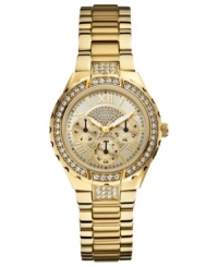 A sparkling, energetic watch with a variety of functions, by GUESS.