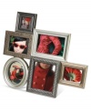 Bring everyone together in the Minimix multi-photo picture frame from Umbra. Six individual designs share classic good looks in neutral bronze and pewter tones for timeless display.