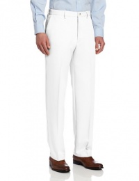 Haggar Men's Cool 18 Gabardine Plain Front Pant