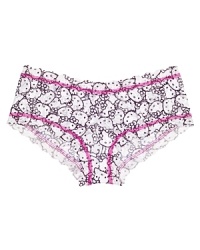 Hanky Panky meets Hello Kitty with these fabulously fun, stretchy lace boyshorts. Style #4V1204HK.