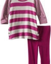 Little Ella Baby-Girls Infant Hazel Long Sleeve Tunic Set, Plum, 3-6