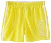 Puma - Kids Girls 7-16 Dazzle Short, Yellow, Large