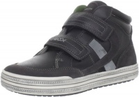 Geox Celvis11 Sneaker (Toddler/Little Kid/Big Kid),Black/Green,36 EU(4 M US Big Kid)