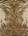 Area Rug 3x5 Rectangle Animal Inspirations Sand Color - Momeni Serengeti Rug from RugPal