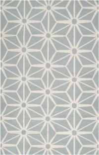 Area Rug 2x3 Rectangle Contemporary Cloud Blue Color - Surya Fallon Rug from RugPal