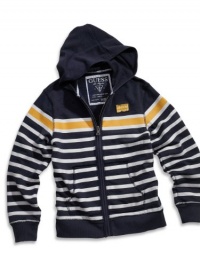 GUESS Kids Boys Big Boy Striped Hoodie, STRIPE (16/18)