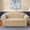 Sure Fit Stretch Squares 2-Piece Loveseat Slipcover, Linen