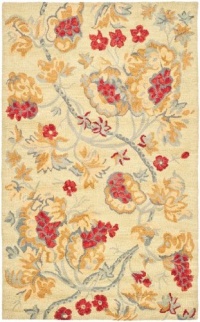 Area Rug 5x8 Rectangle Country & Floral Beige - Multi Color Color - Safavieh Blossom Rug from RugPal